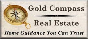Gold Compass Real Estate Tan Logo